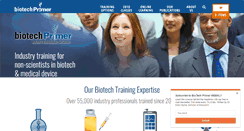 Desktop Screenshot of biotechprimer.com