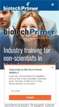 Mobile Screenshot of biotechprimer.com